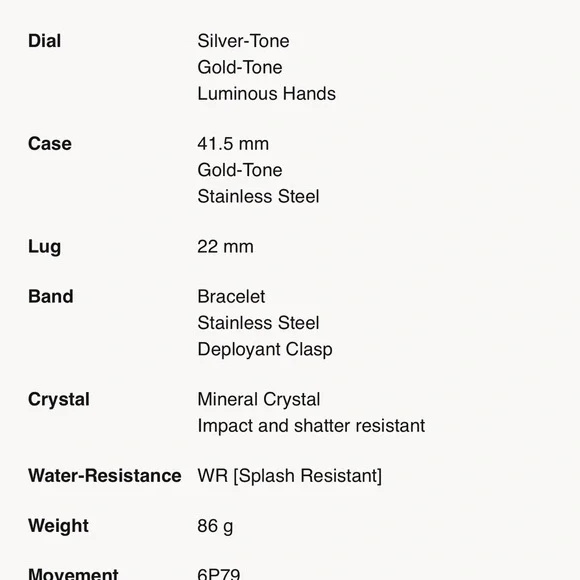 Bulova Gold Tone Crystal Men's Chronograph Watch - Picture 11 of 11